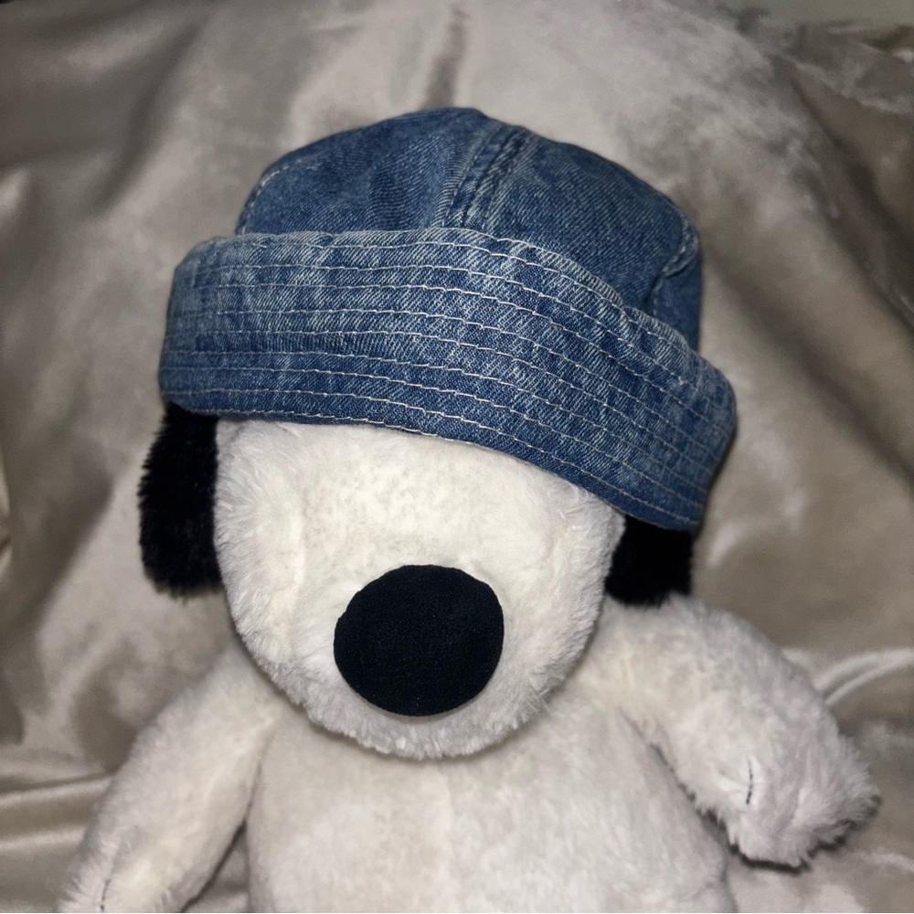 Vintage Y2K Denim Cap/ Adjustable Jean Hat/ Streetwear Style
